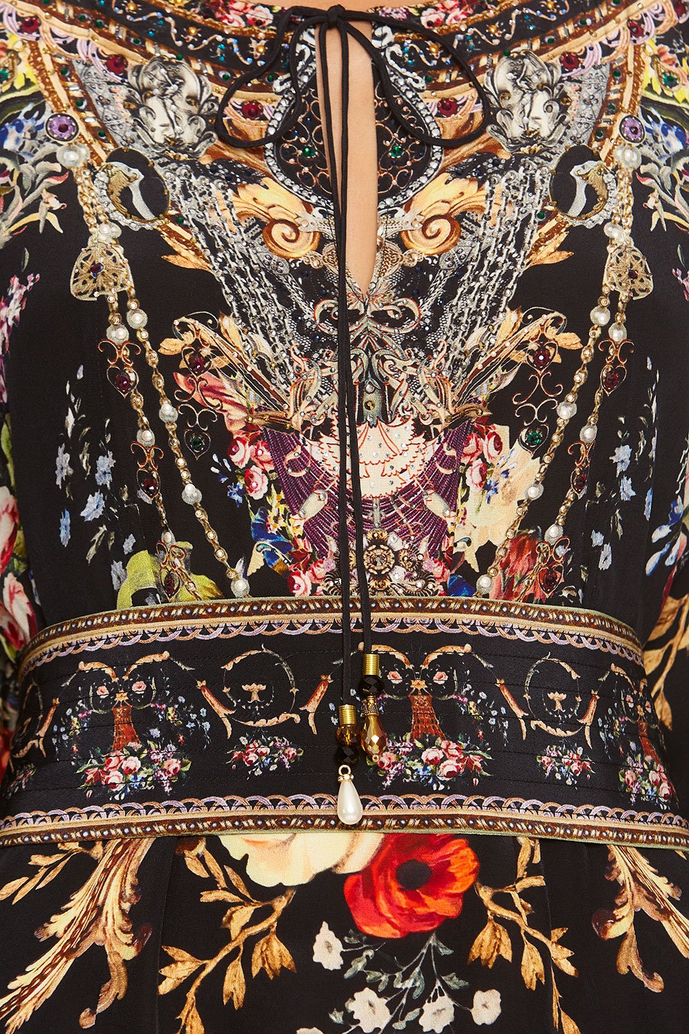 RAGLAN SLEEVE DRESS FRIEND IN FLORA