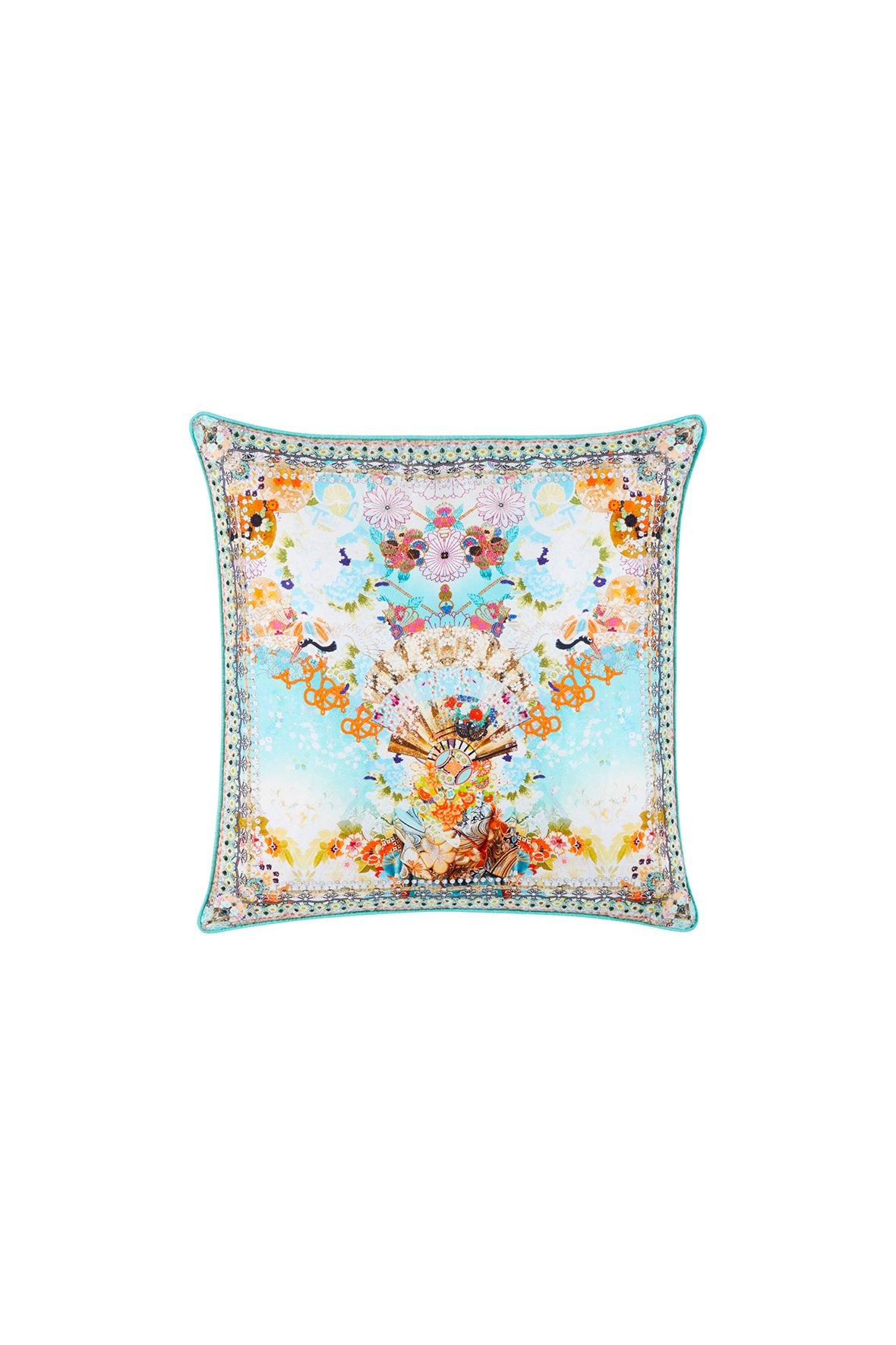 CAMILLA SMALL SQUARE CUSHION RETRO'S RAINBOW