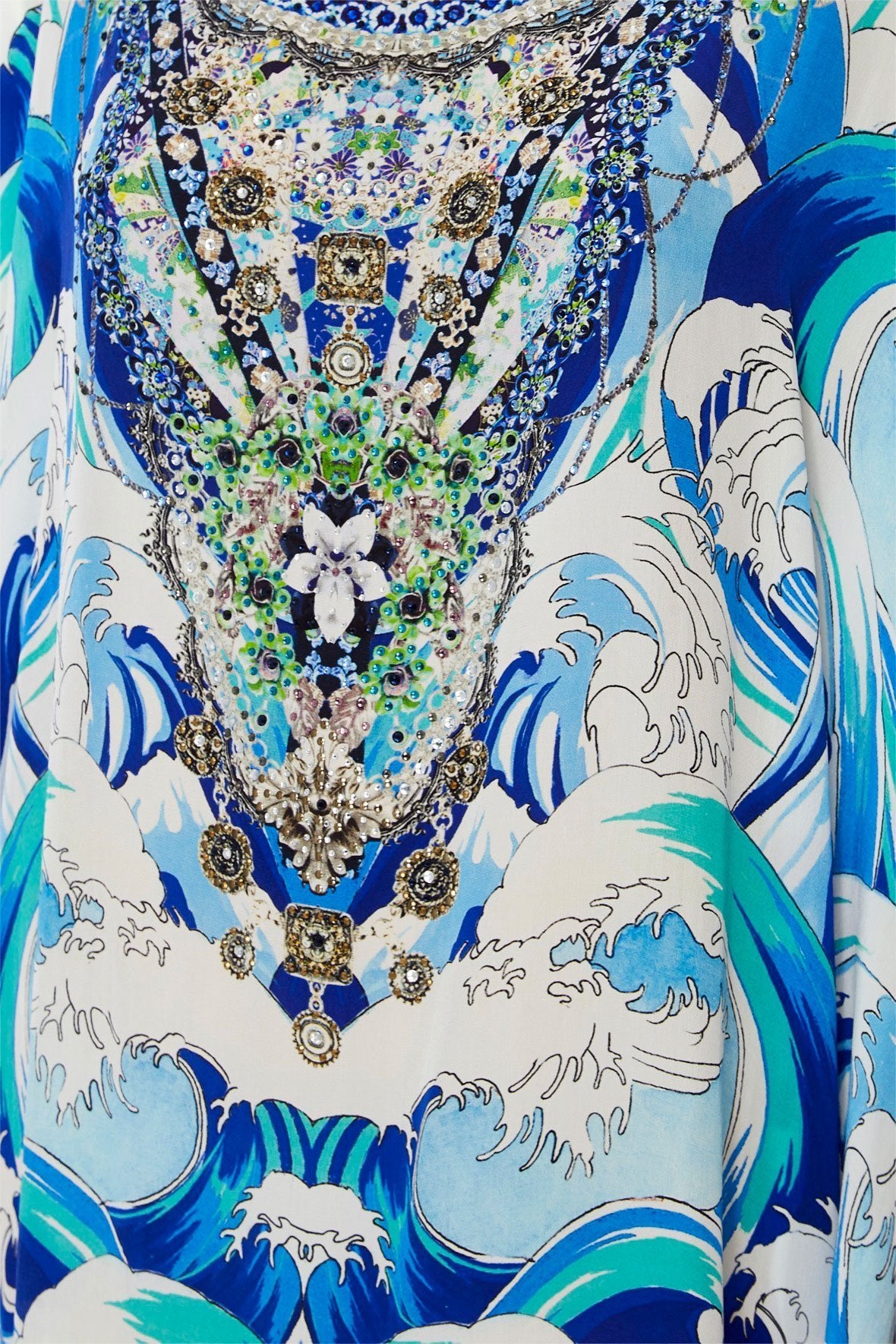 ROUND NECK KAFTAN BLUE JEAN BABY