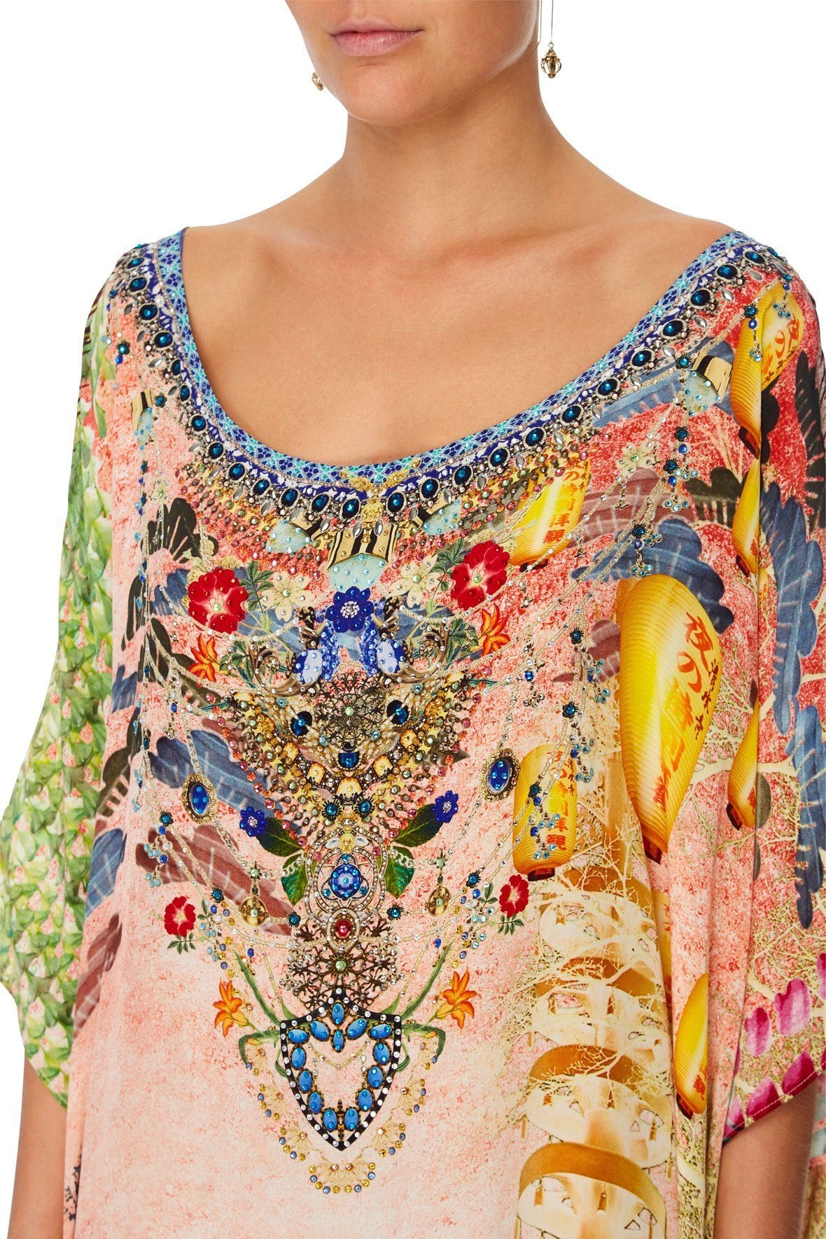 ROUND NECK KAFTAN CALM IN THE WILD