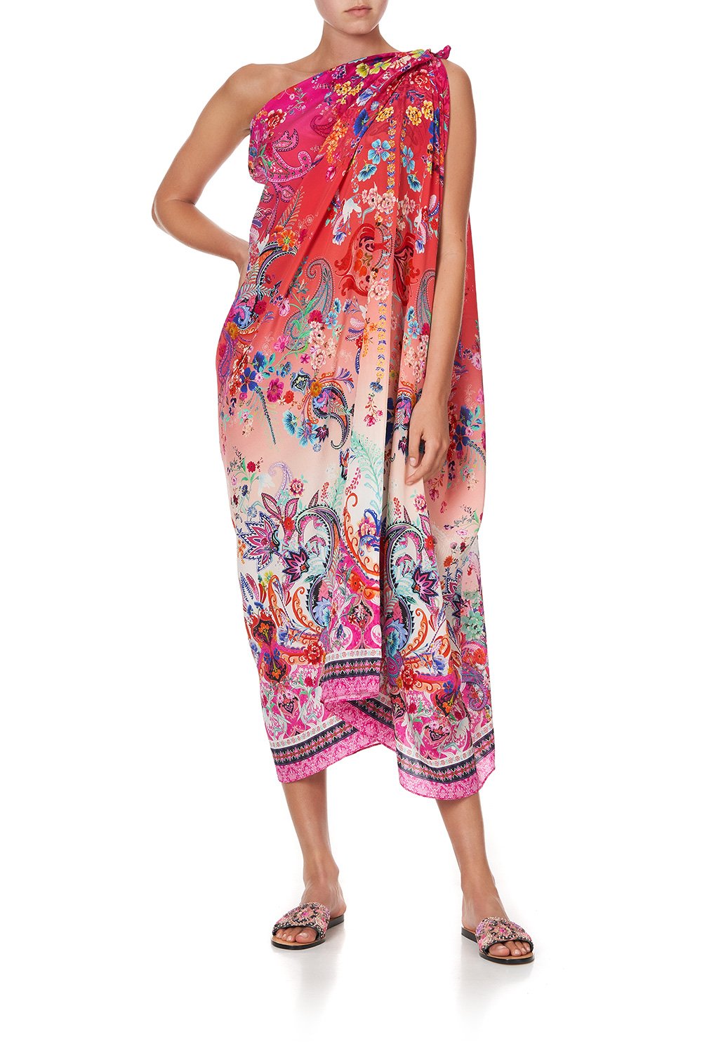 ROUND NECK KAFTAN FREE LOVE