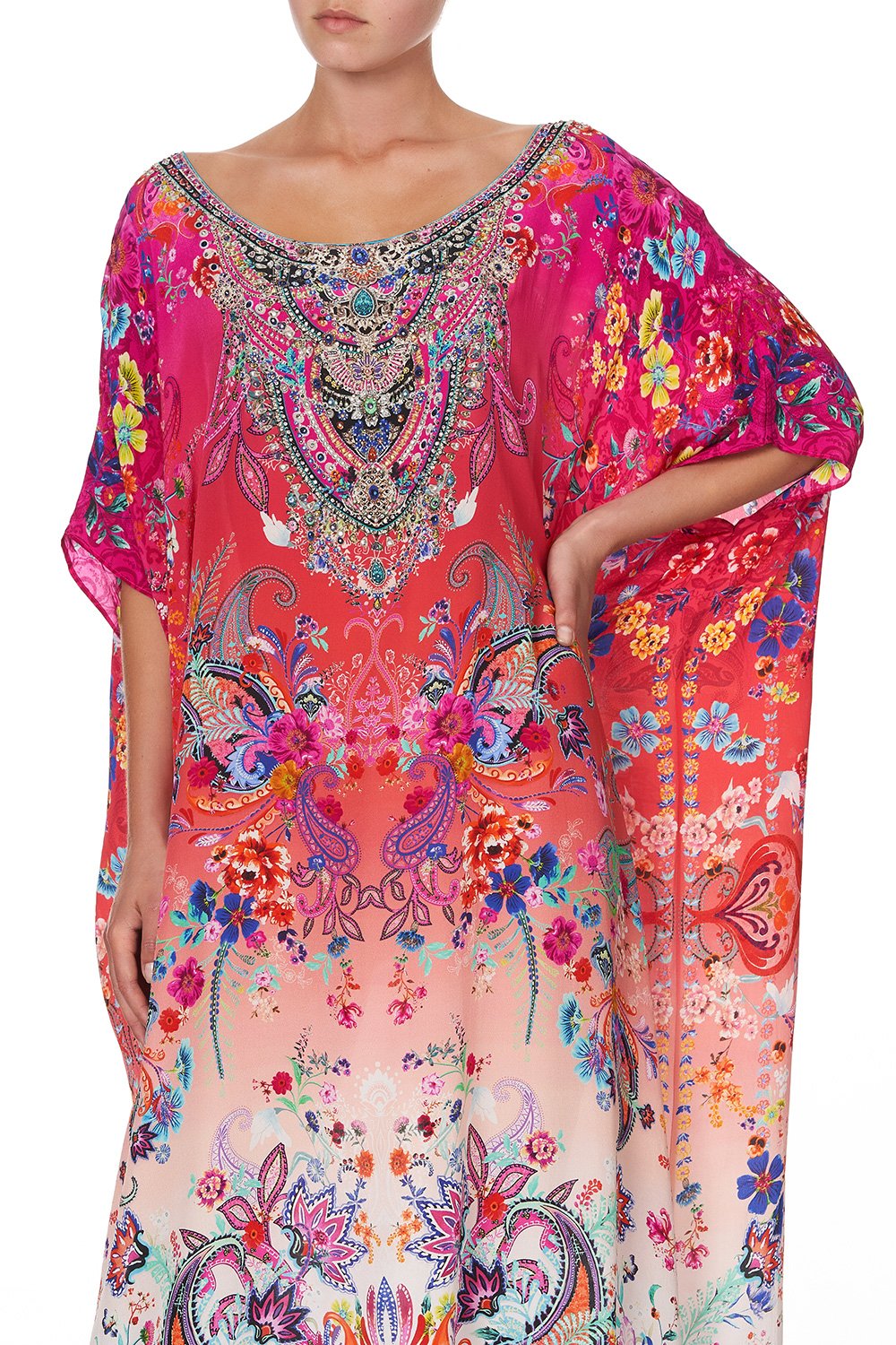 ROUND NECK KAFTAN FREE LOVE