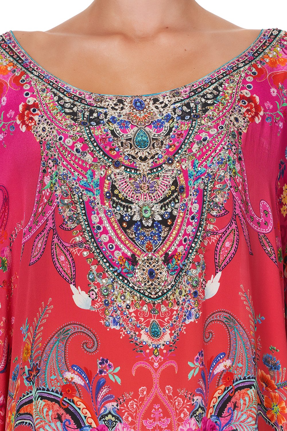 ROUND NECK KAFTAN FREE LOVE