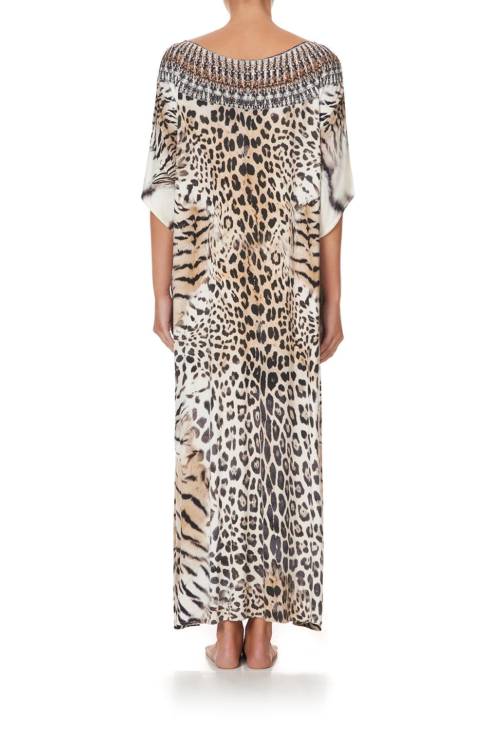 ROUND NECK KAFTAN JAGUAR