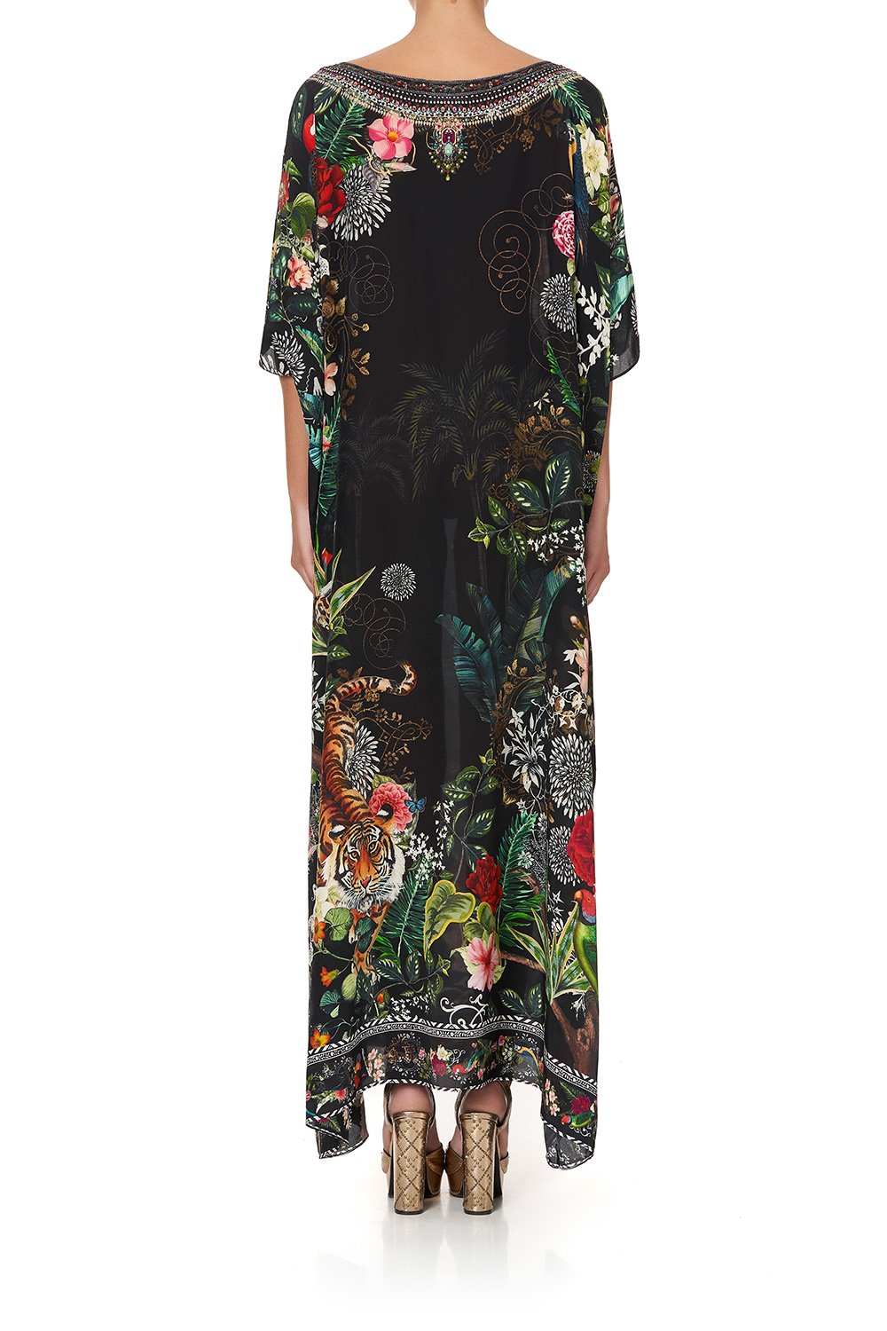 ROUND NECK KAFTAN RAISED WITH WOLVES