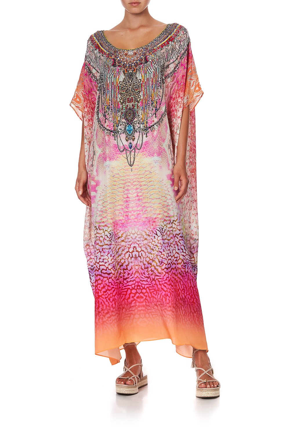 ROUND NECK KAFTAN SERPENTINE DREAMS
