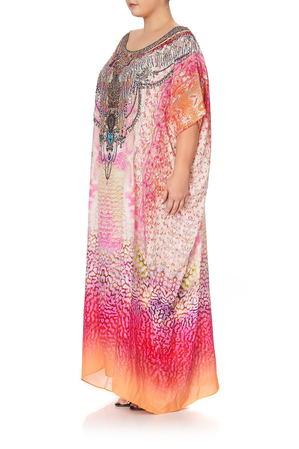 ROUND NECK KAFTAN SERPENTINE DREAMS