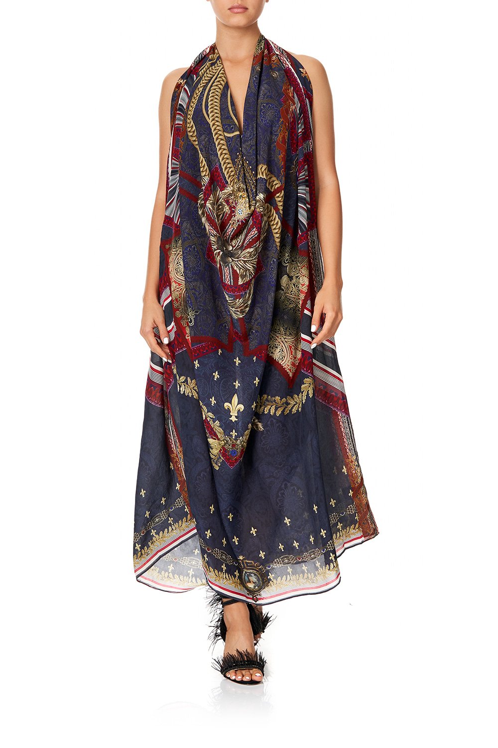 CAMILLA ROUND NECK KAFTAN THIS CHARMING WOMAN