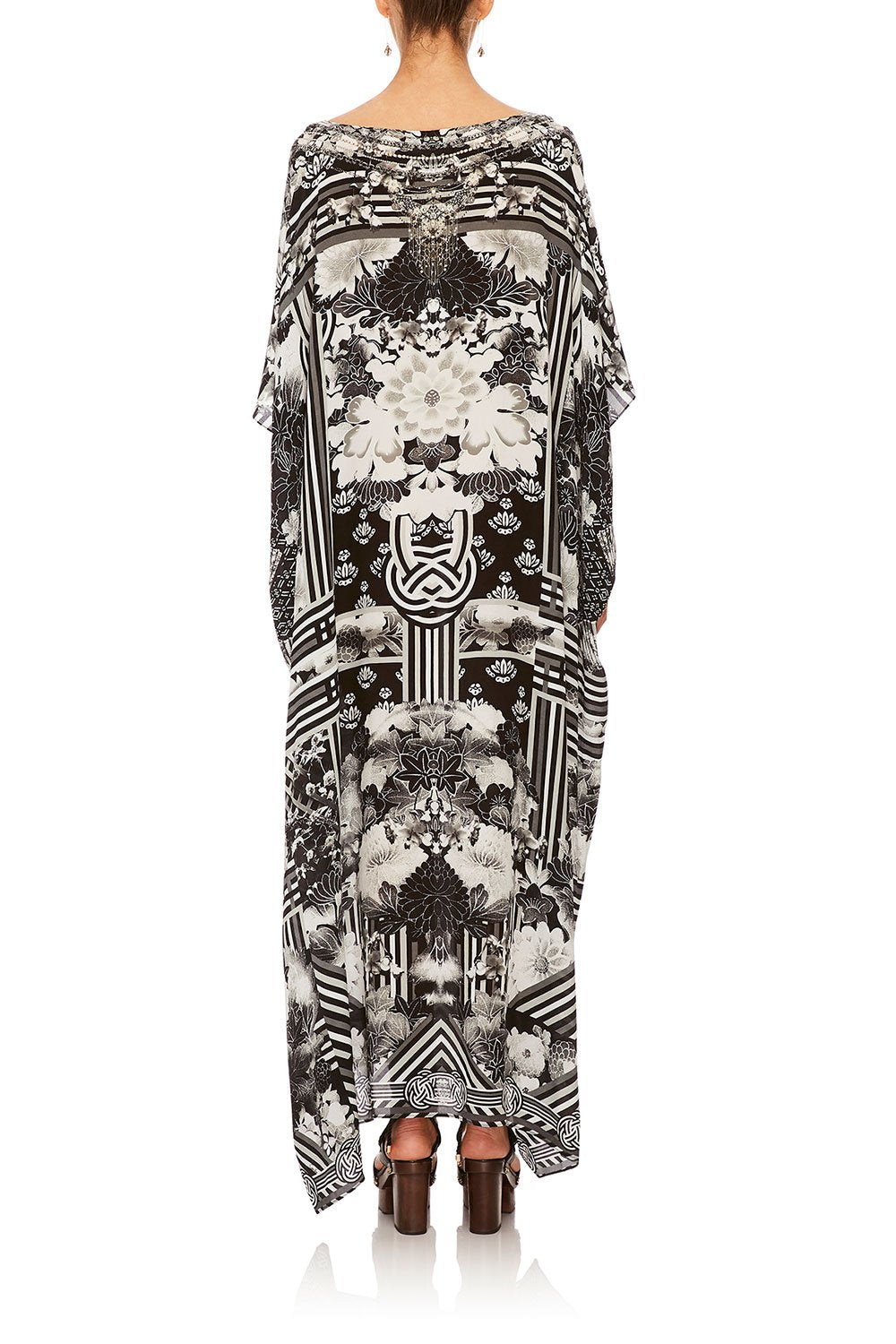 CAMILLA WILD MOONCHILD ROUND NECK KAFTAN