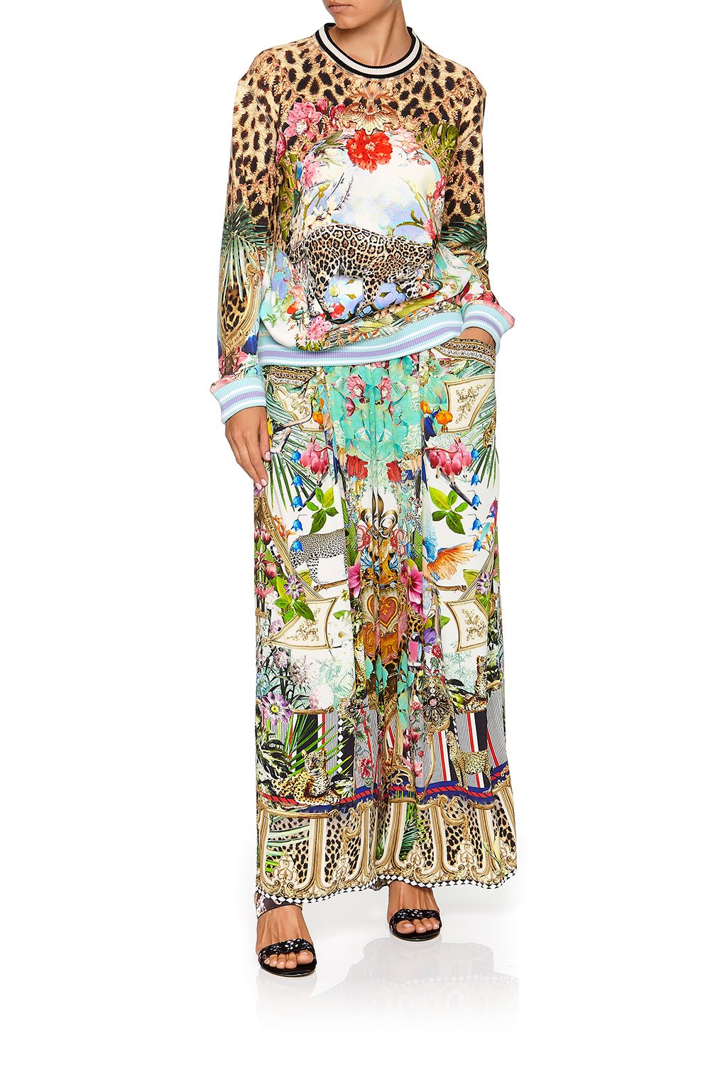 CAMILLA ROUND NECK SWEATER CHAMPAGNE COAST