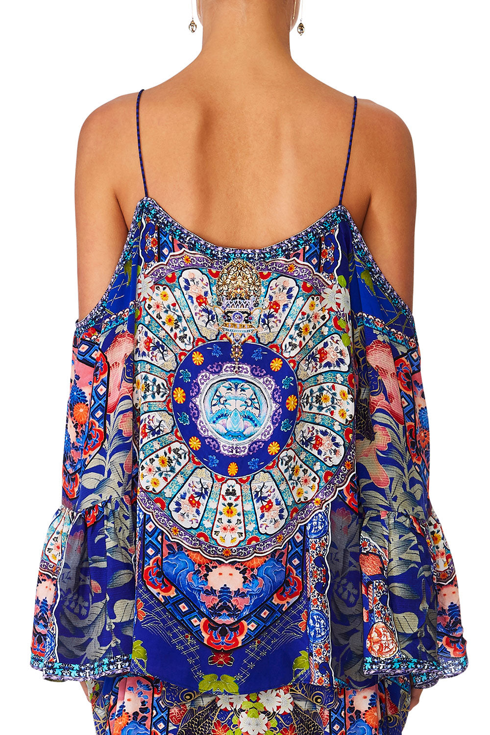 CAMILLA SATURN SISTER DROP SHOULDER TOP