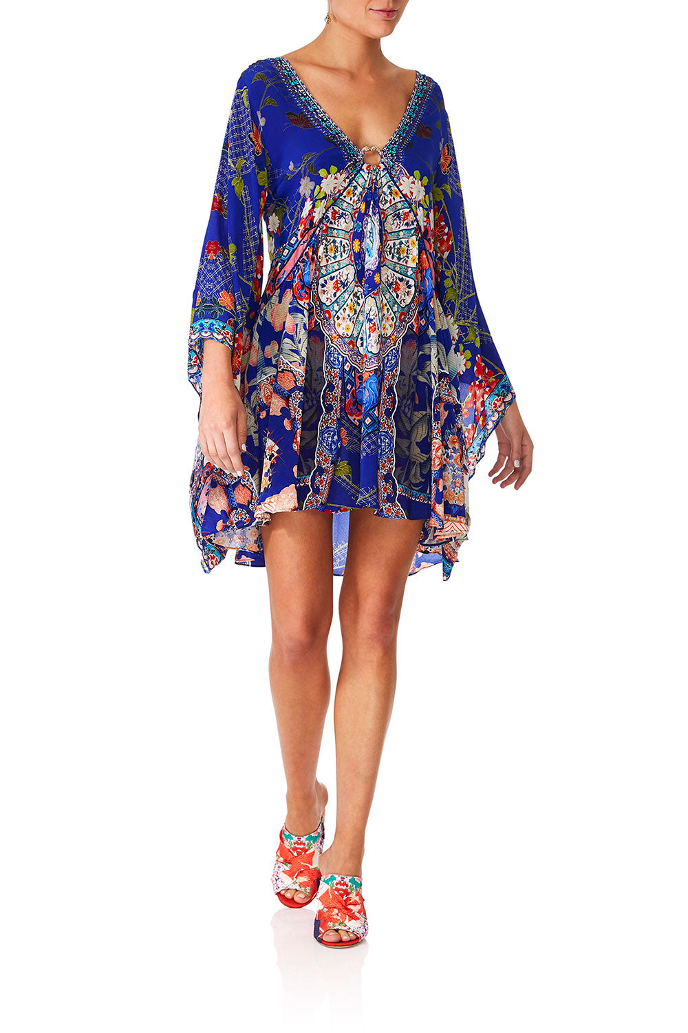 CAMILLA SATURN SISTER U-RING DRESS WKIMONO SLEEVE