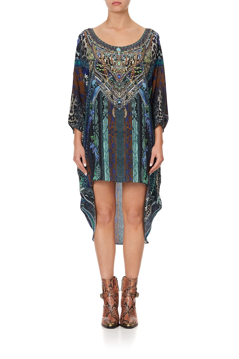 SCOOP BACK HEM DRESS KOMODO QUEEN