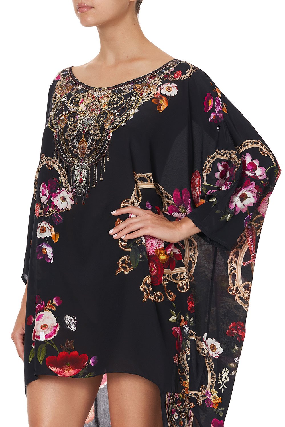 SCOOP BACK HEM DRESS MIRROR MIRROR