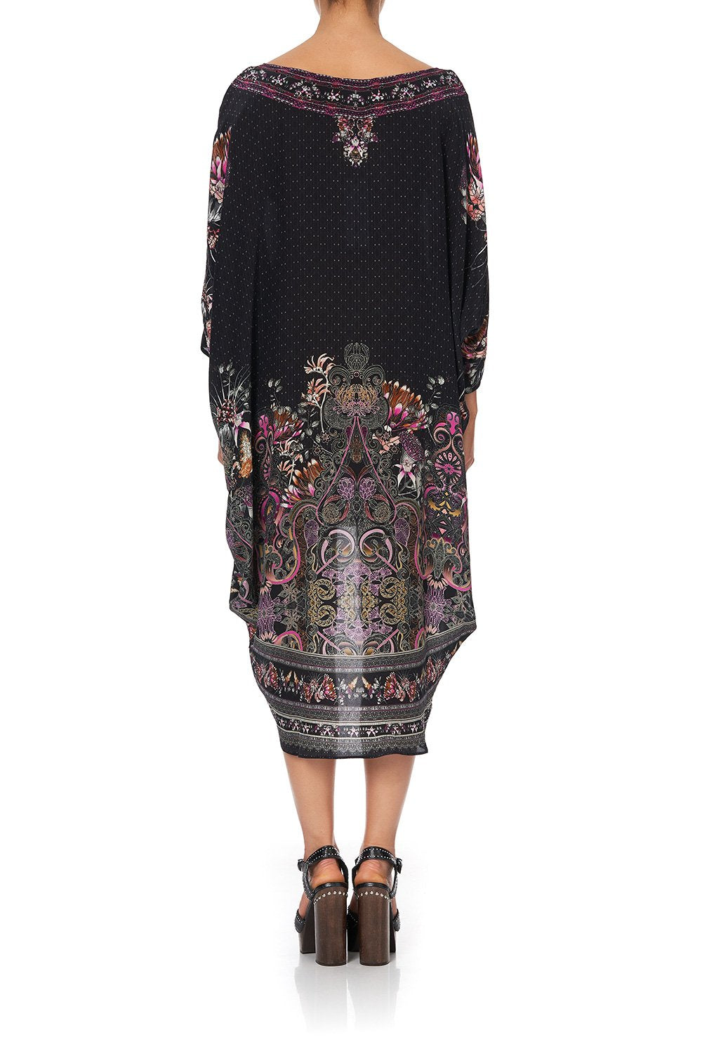 SCOOP BACK HEM DRESS RESTLESS NIGHTS