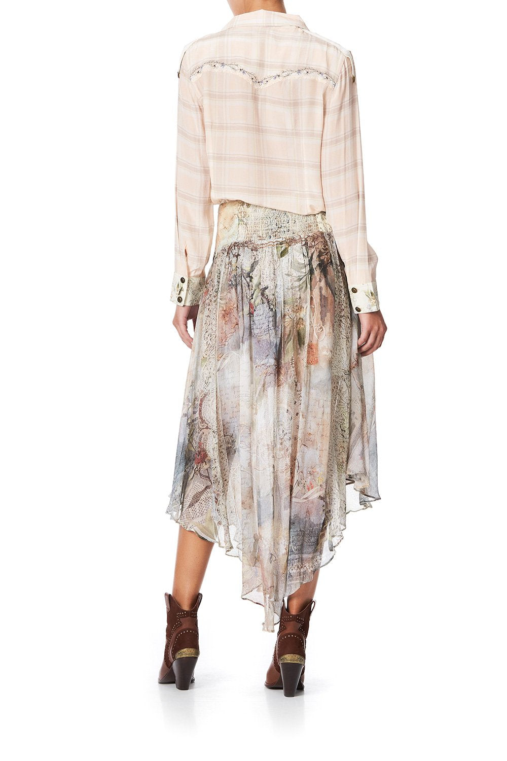 SHAPED WAIST SKIRT LETTERS FROM HILDA