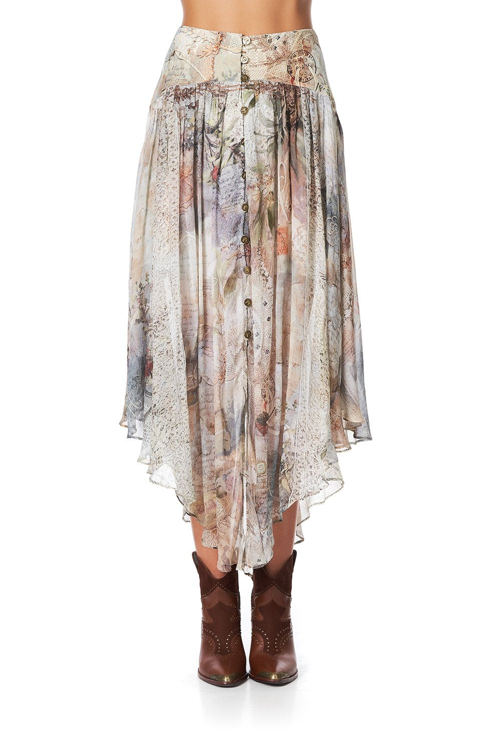 SHAPED WAIST SKIRT LETTERS FROM HILDA