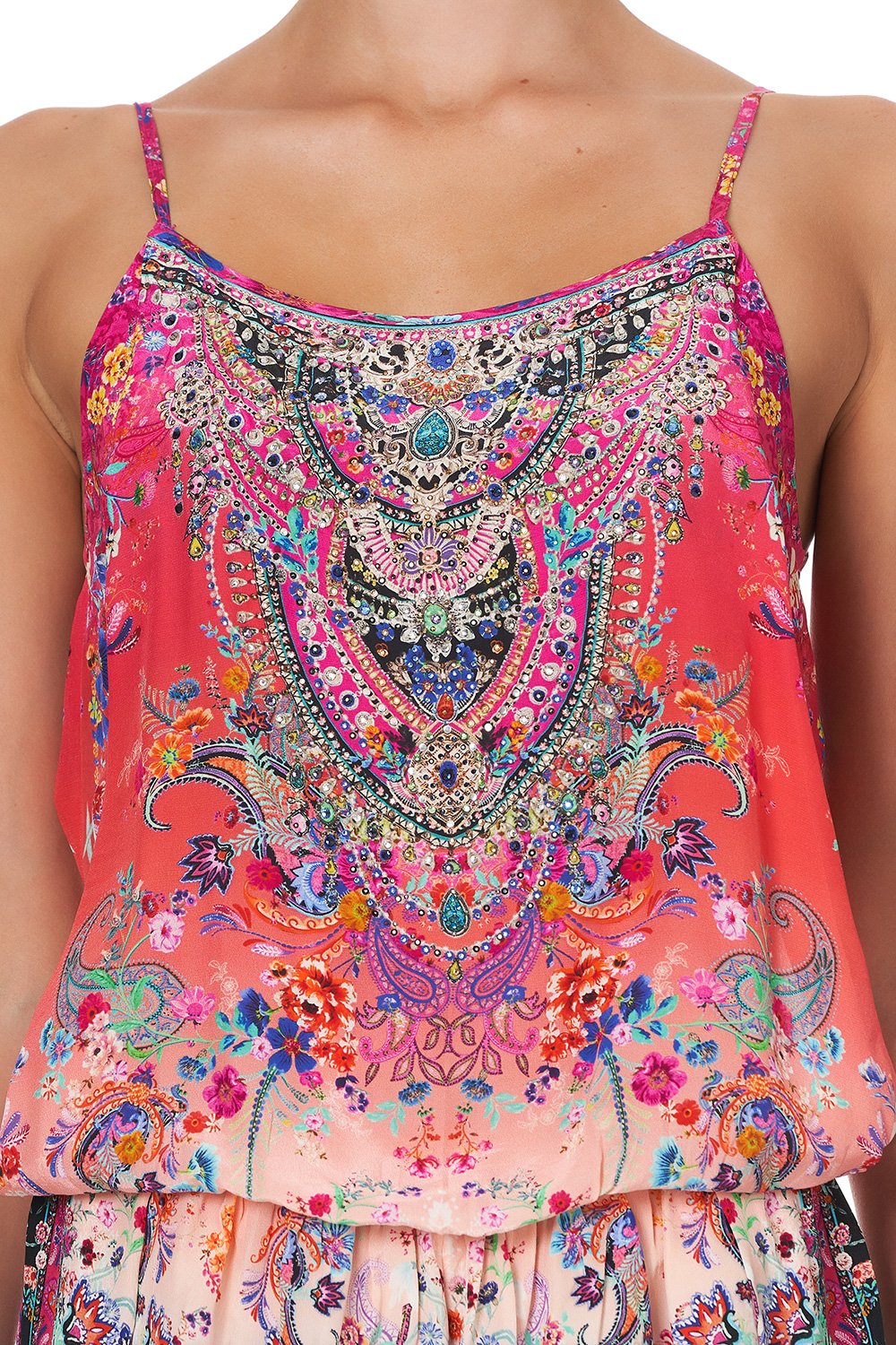 SHOESTRING STRAP PLAYSUIT FREE LOVE