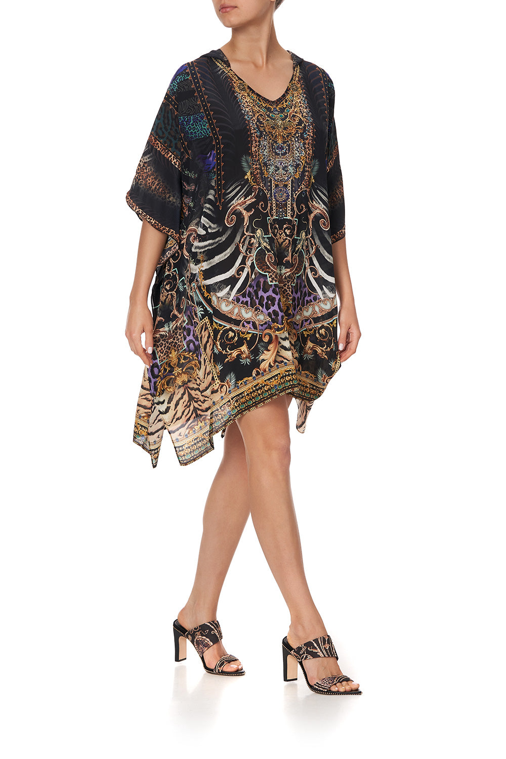 SHORT HOODED KAFTAN SHES GOT GRACE