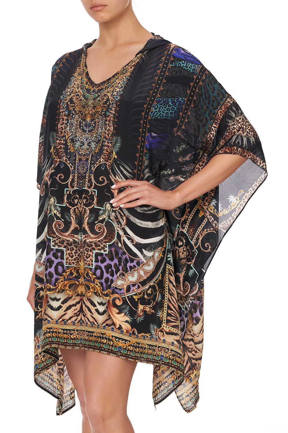 SHORT HOODED KAFTAN SHES GOT GRACE