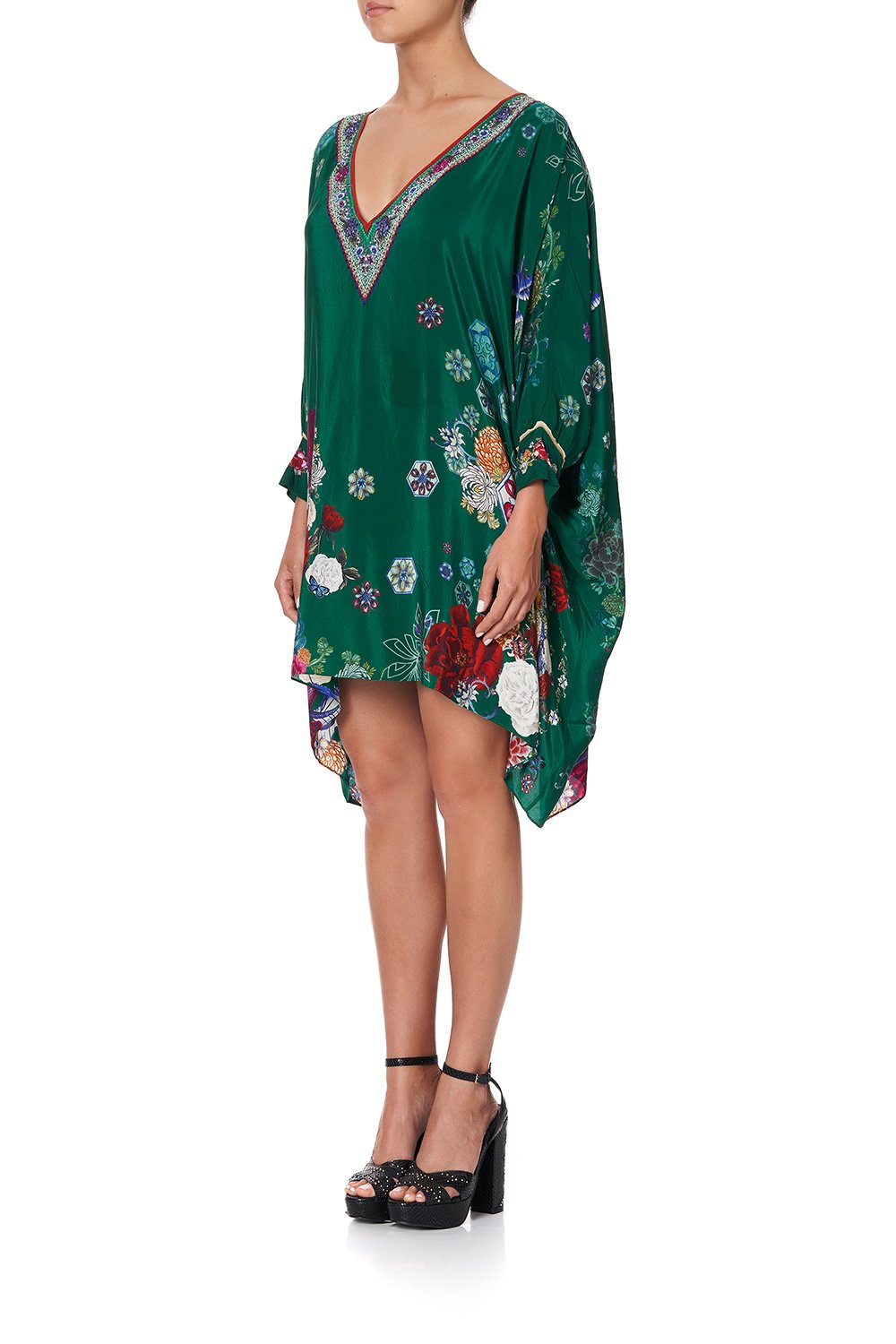 SHORT KAFTAN WITH CUFF EMERALD'S ORBIT