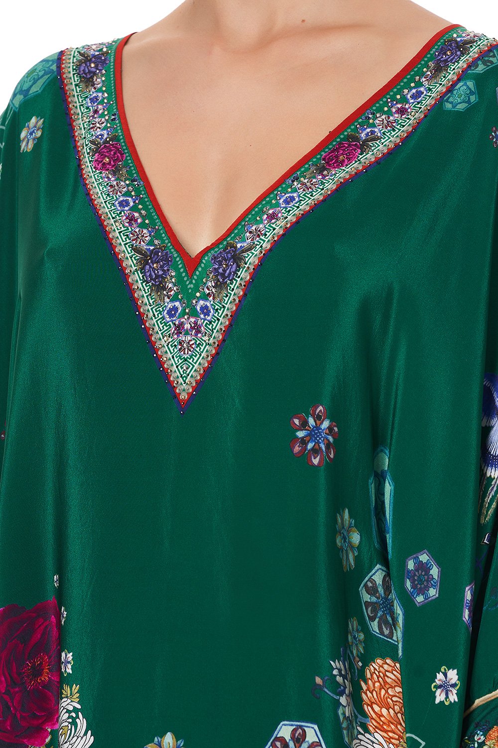SHORT KAFTAN WITH CUFF EMERALD'S ORBIT