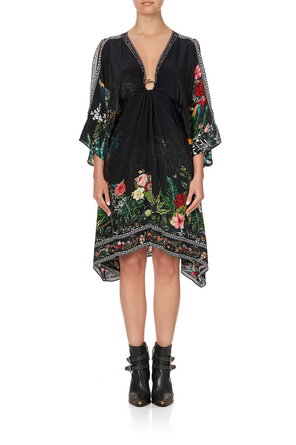 SHORT KAFTAN WITH HARDWARE RAISED WITH WOLVES