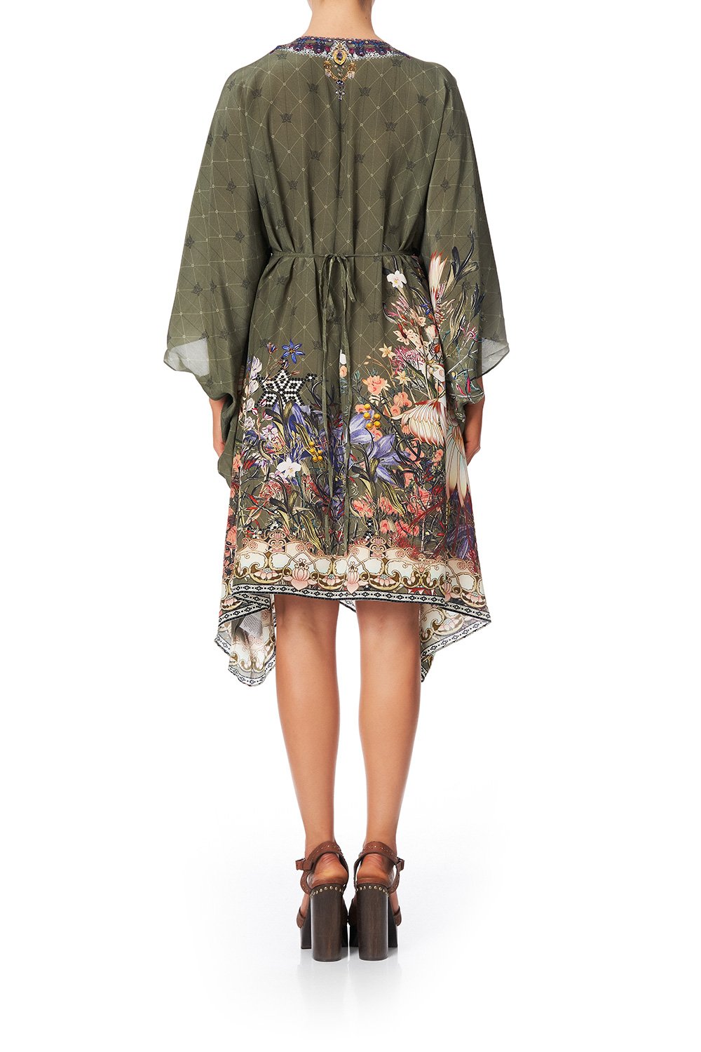 SHORT KAFTAN WITH HARDWARE WATCHFUL WINGS