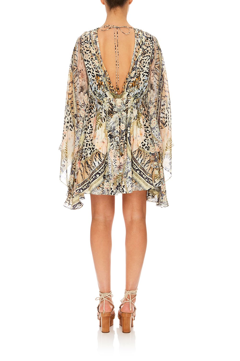 CAMILLA SHORT KAFTAN WITH PLEAT BODICE MOTO MAIKO