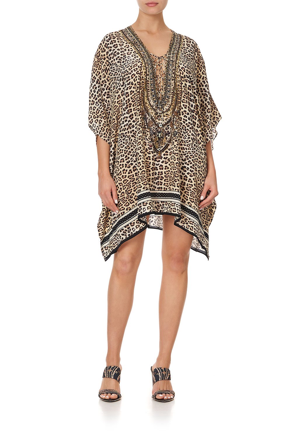 SHORT LACE UP KAFTAN SEX KITTEN