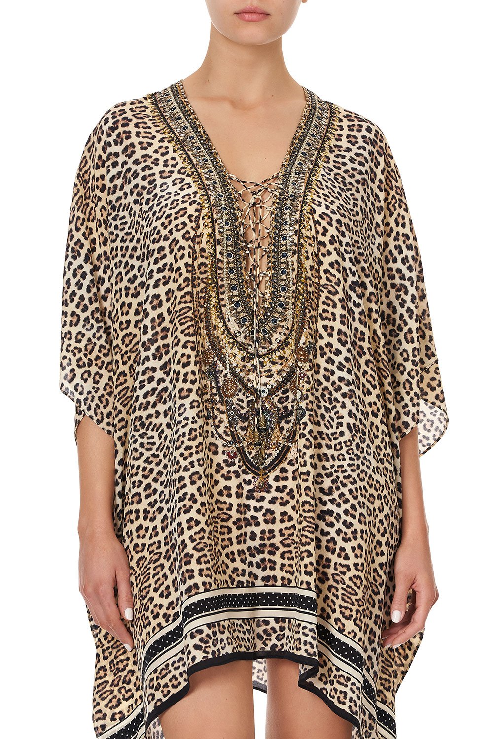 SHORT LACE UP KAFTAN SEX KITTEN