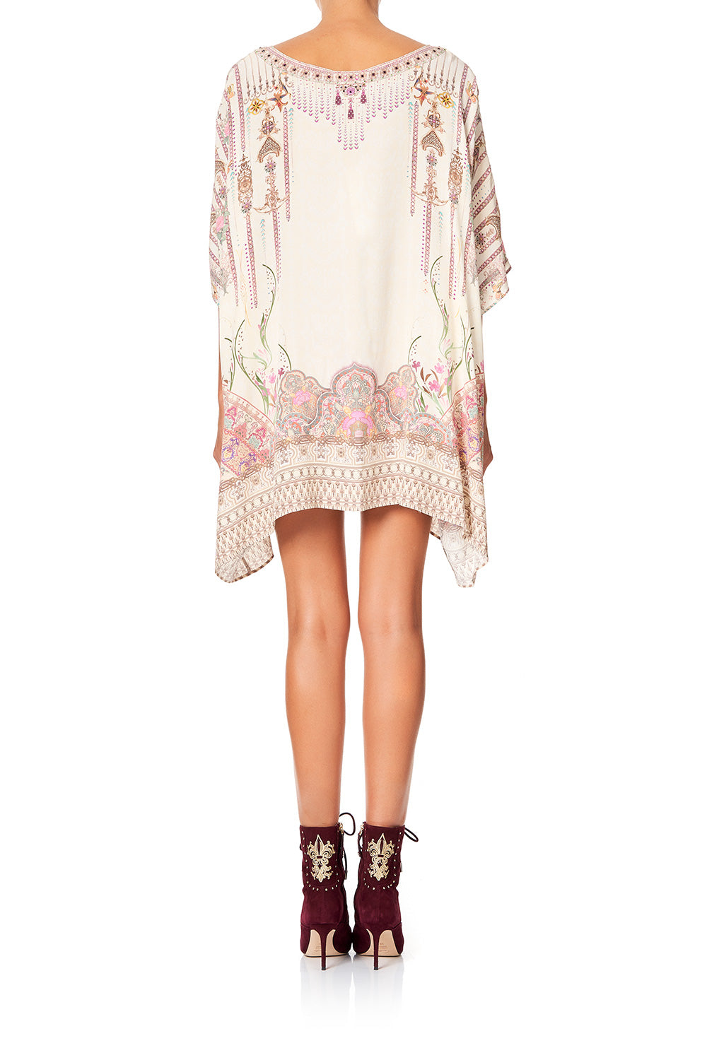 CAMILLA SHORT ROUND NECK KAFTAN GOLDEN AGE