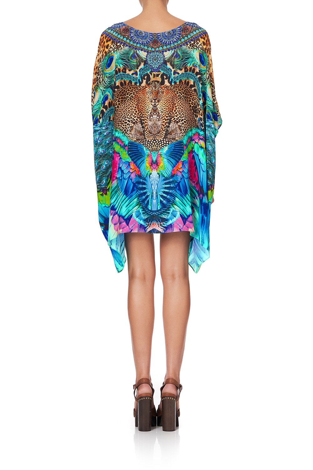 SHORT ROUND NECK KAFTAN MOTHER XANADU