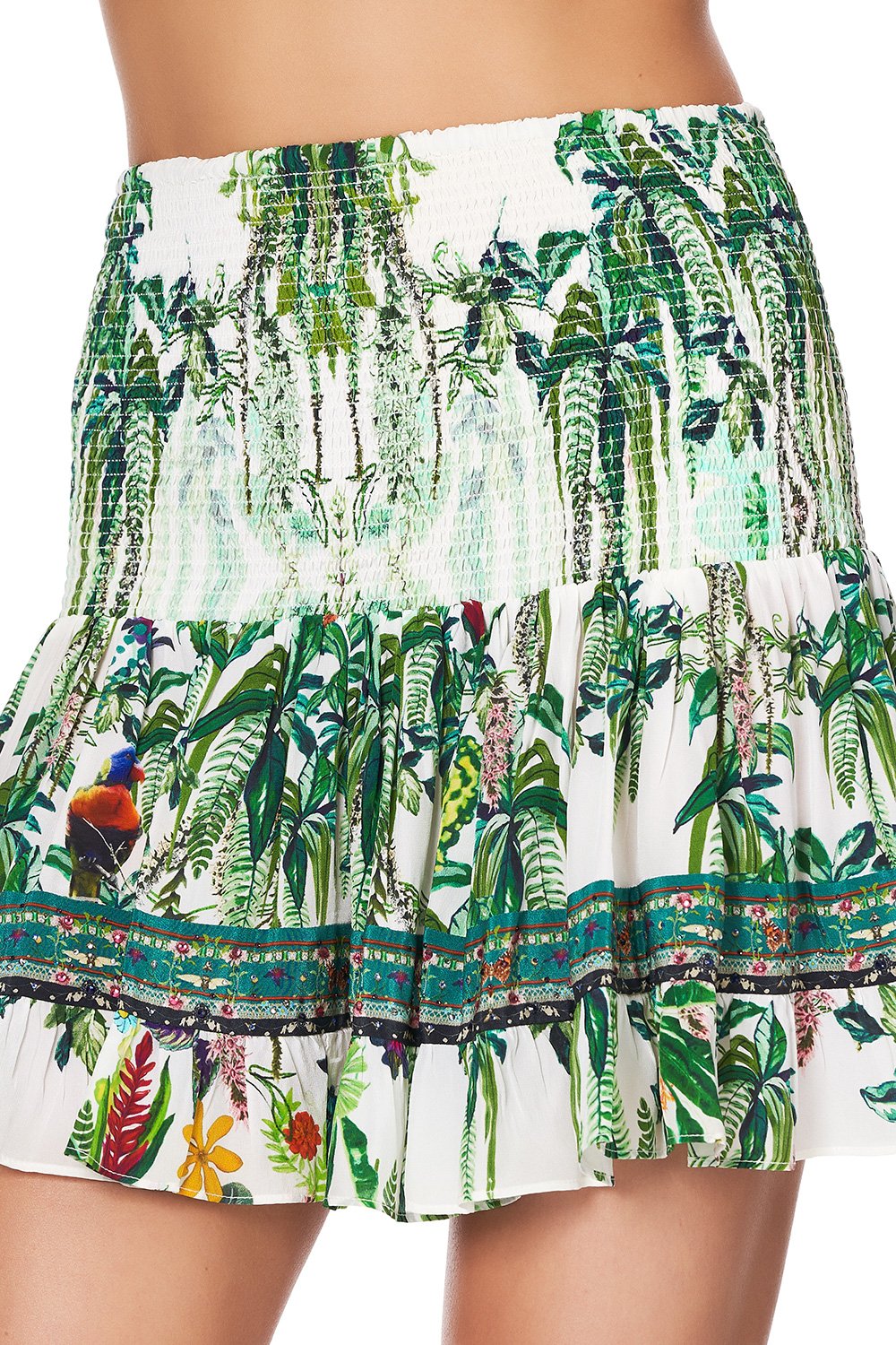 SHORT SHIRRED SKIRT DAINTREE DARLING