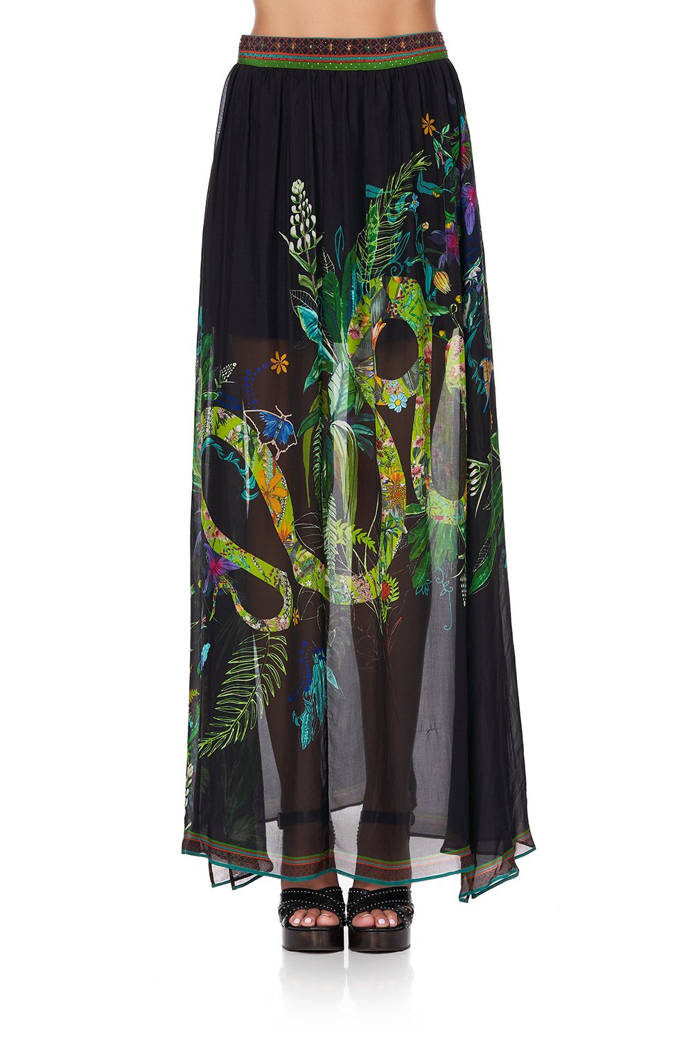 SIDE SPLIT OVERLAY SKIRT RIVER CRUISE