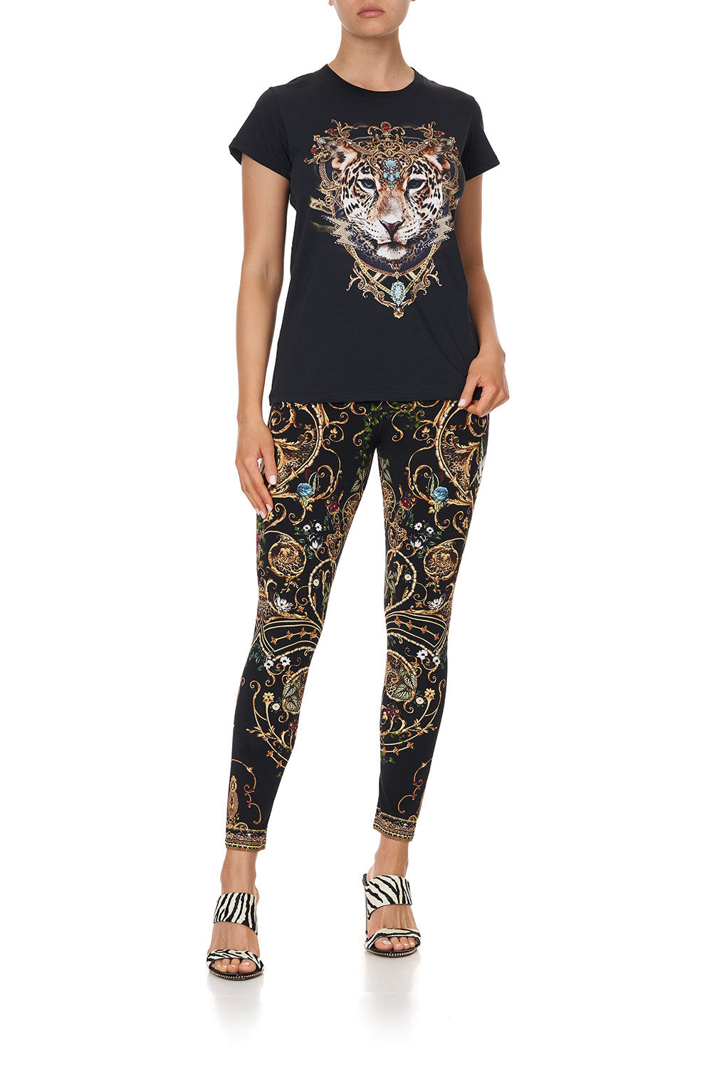 SLIM FIT ROUND NECK T-SHIRT STUDIO 54