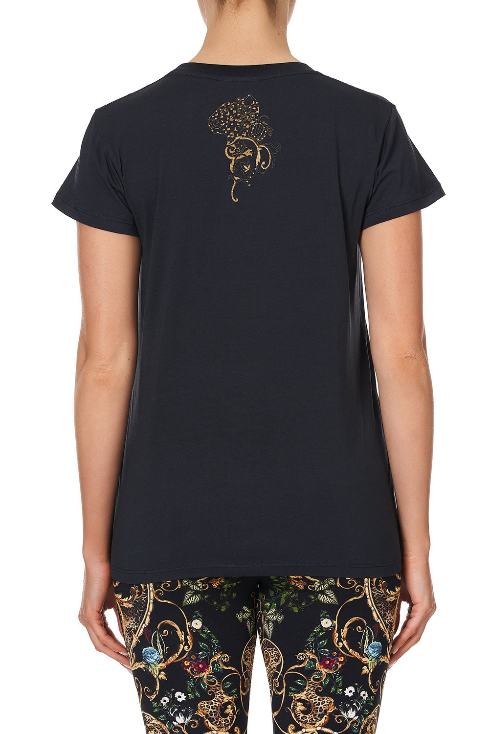 SLIM FIT ROUND NECK T-SHIRT STUDIO 54