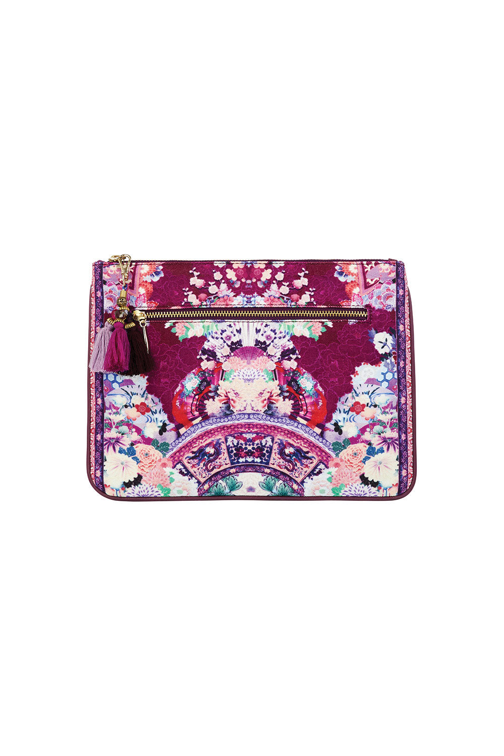 LITTLE OSAKA GIRL SMALL CANVAS CLUTCH