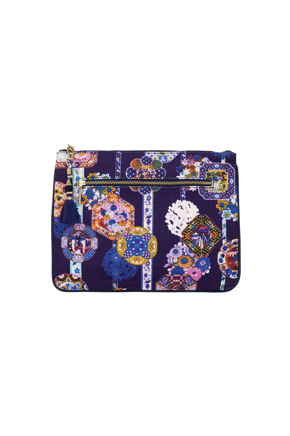 CAMILLA STAR GAZER SMALL CANVAS CLUTCH