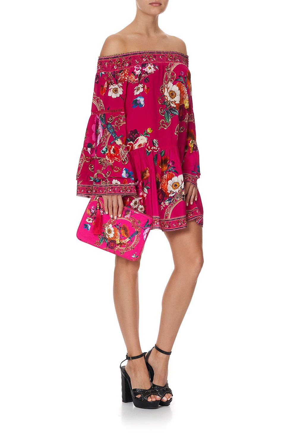 SMALL CANVAS CLUTCH APPLE EYED