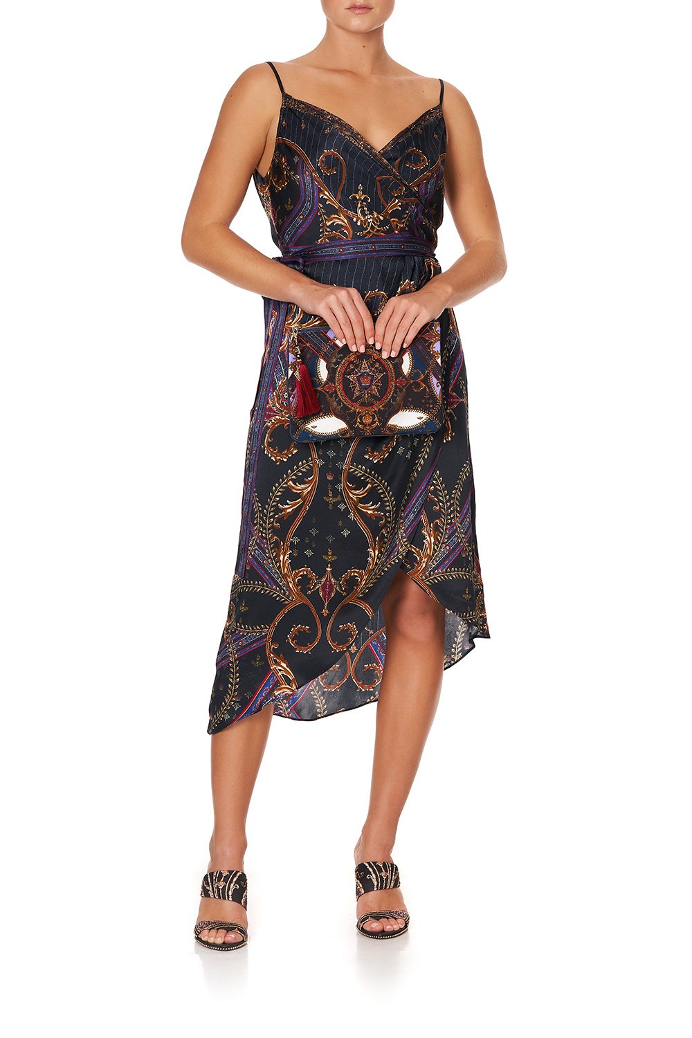 SMALL CANVAS CLUTCH SOLID NAVY