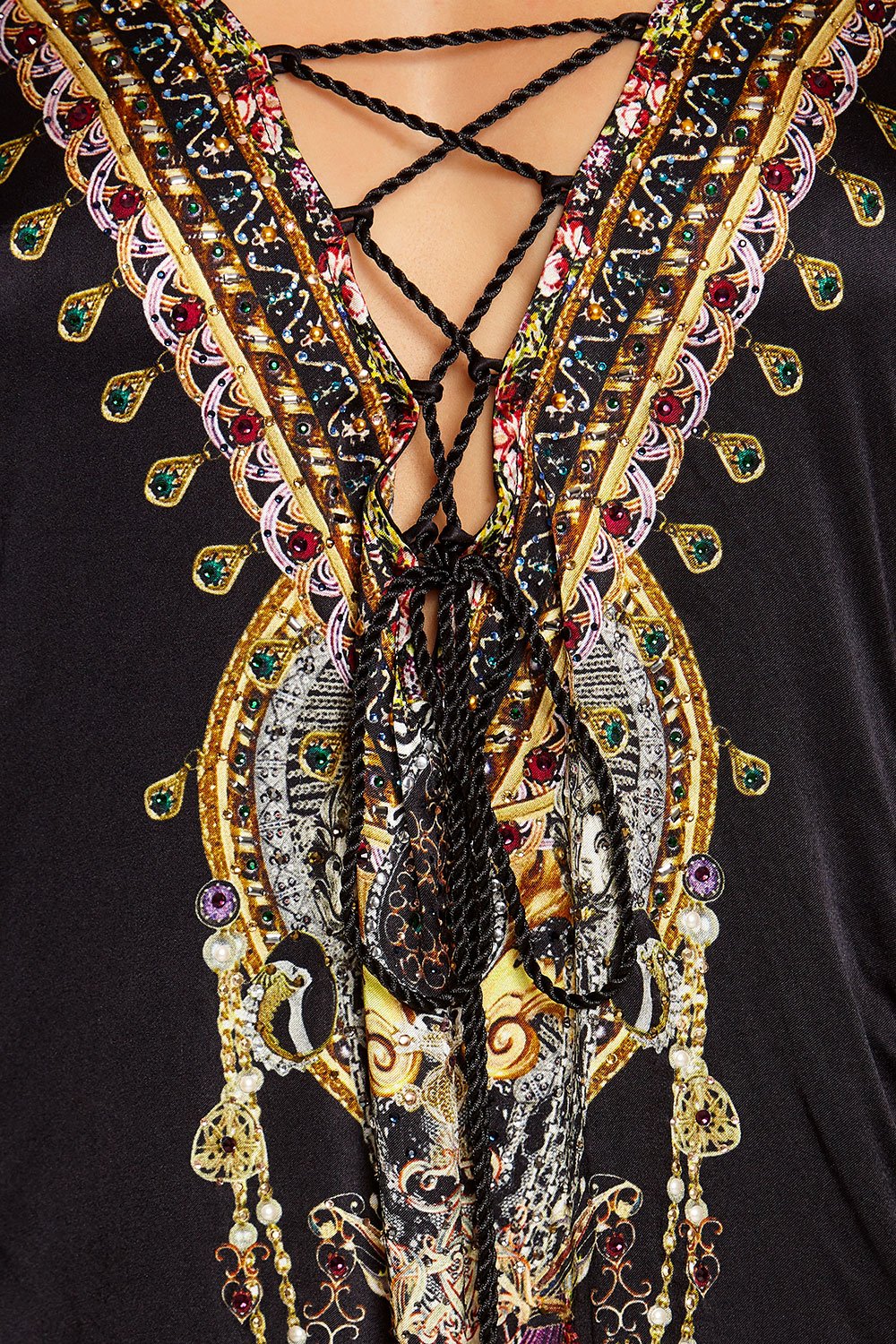 SPLICED KAFTAN FRIEND IN FLORA