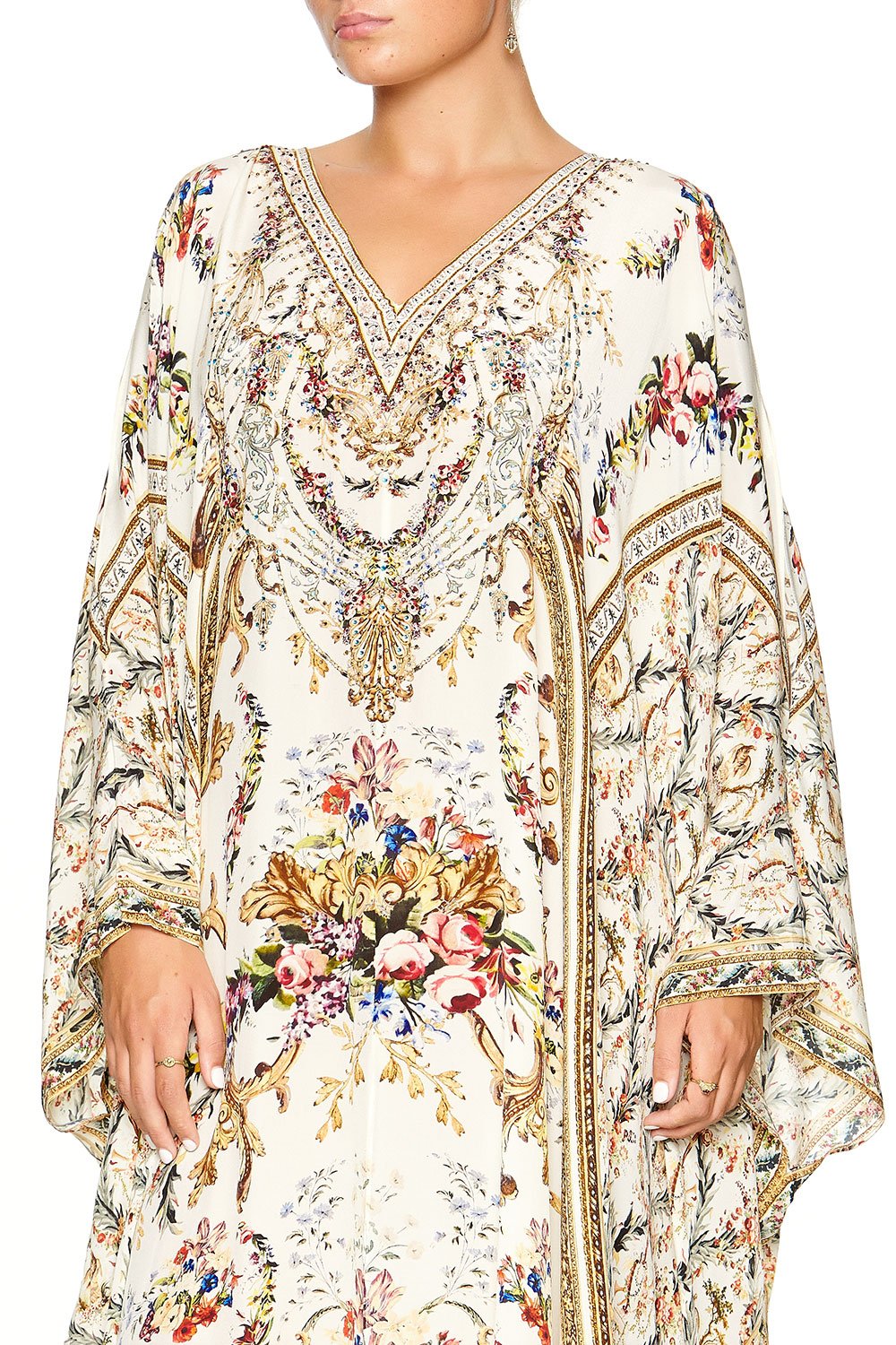 CAMILLA SPLIT FRONT & SLEEVE KAFTAN OLYMPE ODE