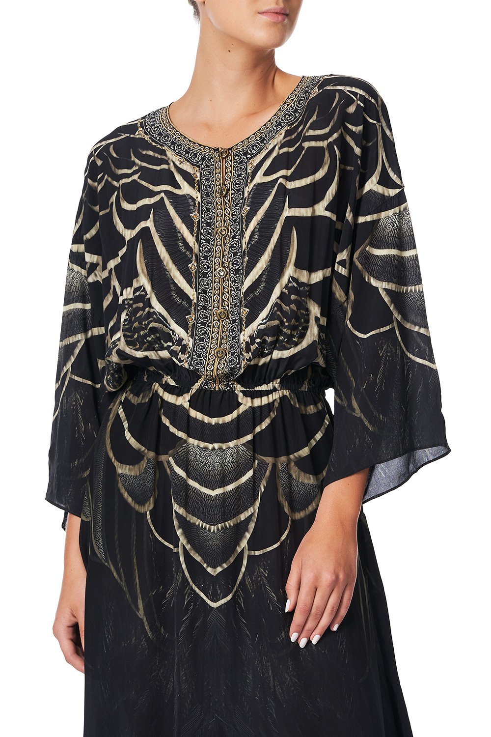 SPLIT POCKET DRESS UNDER A FULL MOON