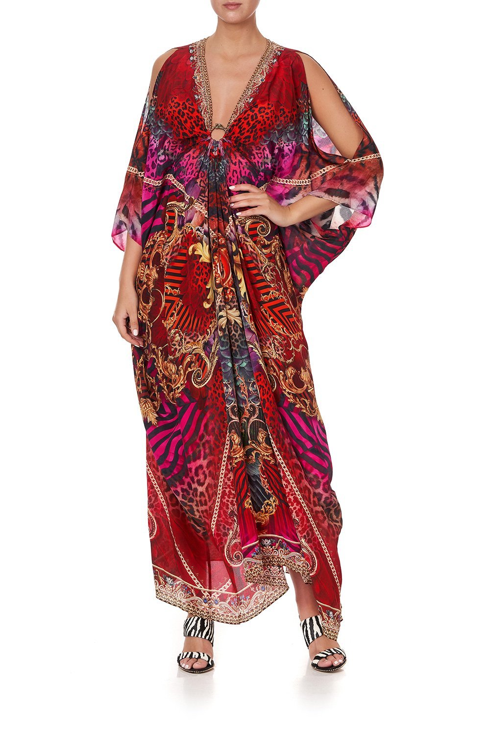SPLIT SLEEVE KAFTAN WITH HARDWARE SLAVE TO THE RHYTHM
