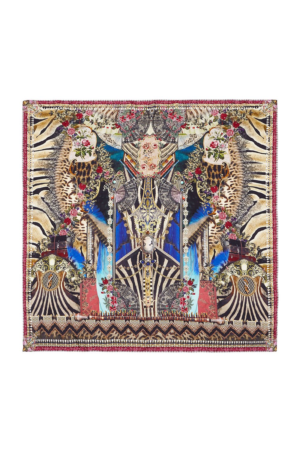 CAMILLA SQUARE SCARF STRONGER TOGETHER