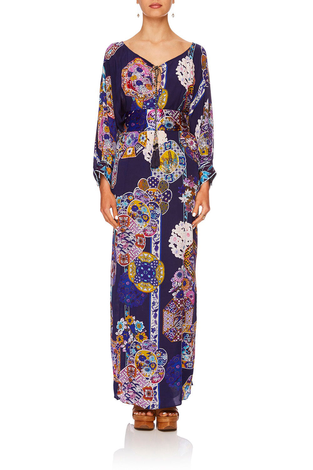 CAMILLA STAR GAZER RAGLAN SLEEVE DRESS W CUFFS