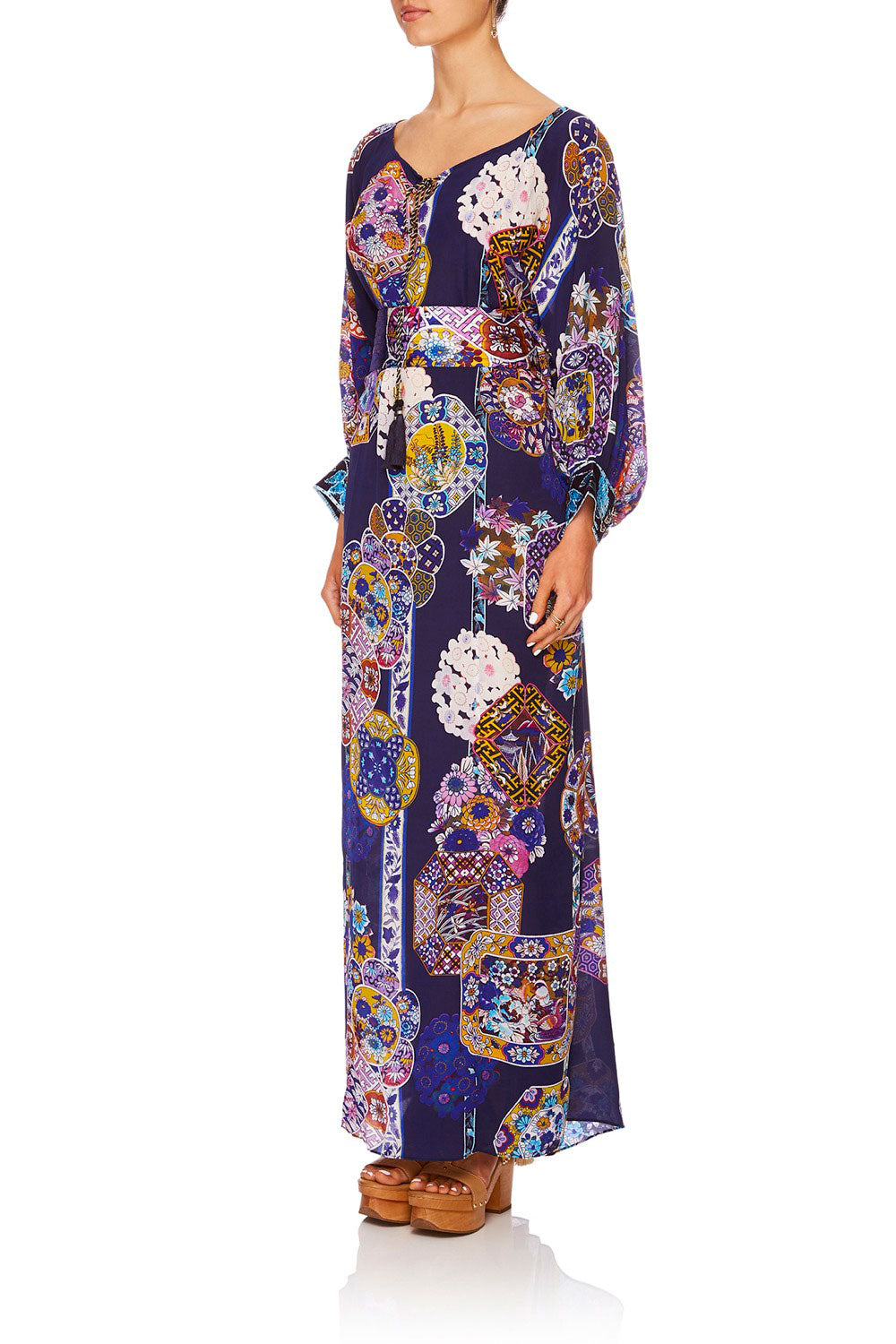 CAMILLA STAR GAZER RAGLAN SLEEVE DRESS W CUFFS