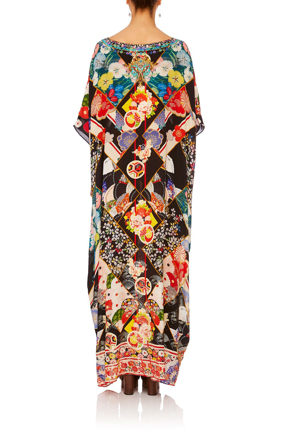 CAMILLA STAR GIRL V NECK KAFTAN