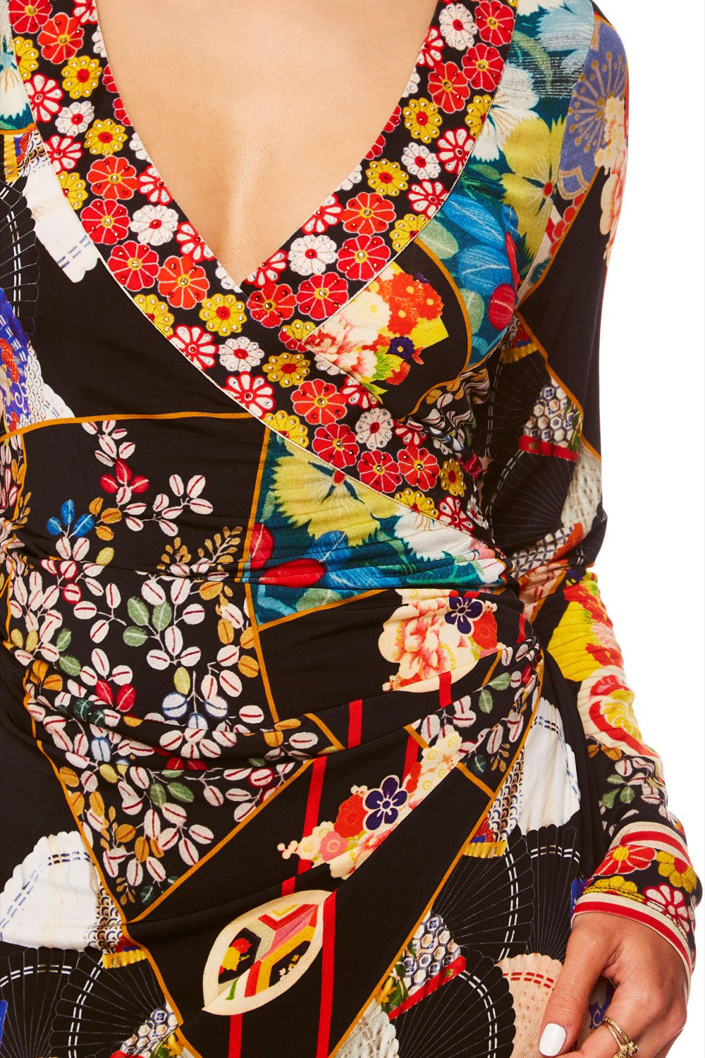 CAMILLA STAR GIRL WRAP DRESS W TIE